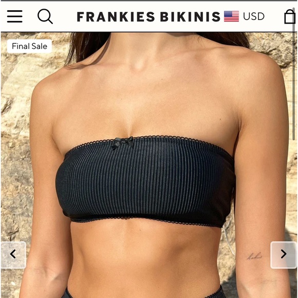 Frankie’s bikini SET NWOT Jada ribbed bikini - Picture 2 of 5